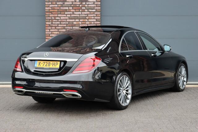 Mercedes-Benz S-KLASSE 560 AMG Line Premium | V8 | Active Body Control | Distronic+ | HUD | Panoramadak | Burmester | Nachtzicht | Intelligent Light System | Soft-Close | Keyless Go | Camera | Nappa Leder |