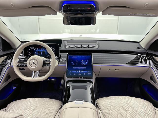 Mercedes-Benz S-KLASSE 580 e Lang AMG Line | Burmester | Elektrische stoelverstelling | Panorama schuif-kanteldak | Leder | Inclusief 24 maanden Mercedes-Benz Certified garantie voor Europa.