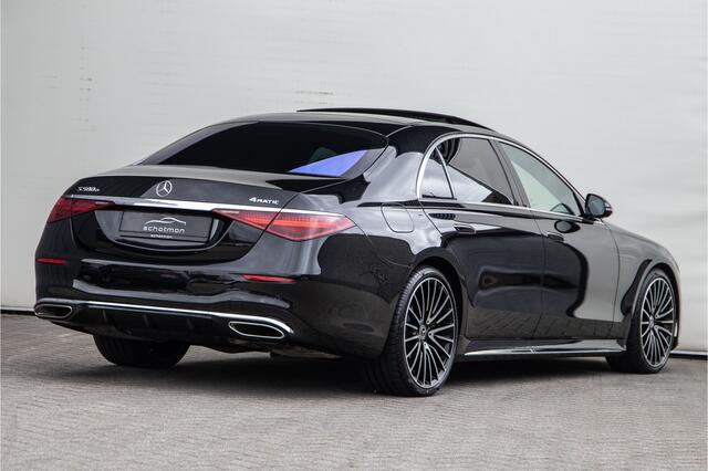 Mercedes-Benz S-KLASSE 580 e 4MATIC Lang AMG Line Chauffeurspakket, Massage, Exclusive, Achterasbesturing