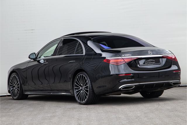 Mercedes-Benz S-KLASSE 580 e 4MATIC Lang AMG Line Chauffeurspakket, Massage, Exclusive, Achterasbesturing