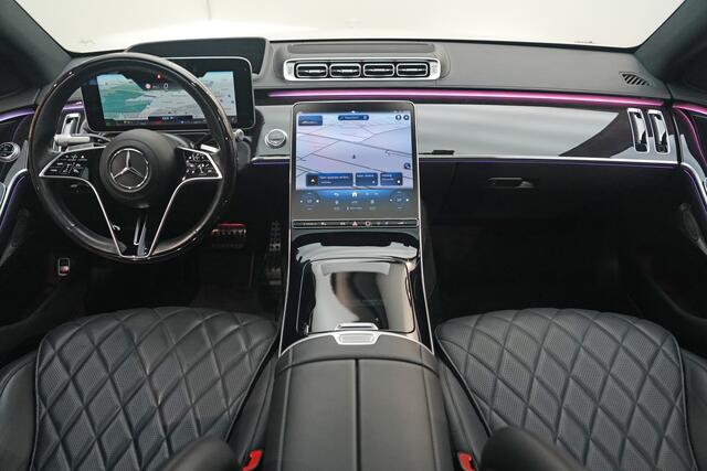 Mercedes-Benz S-KLASSE 580 4MATIC AMG | Achterasbesturing | Pano | Airmatic | Burmester | Massage |