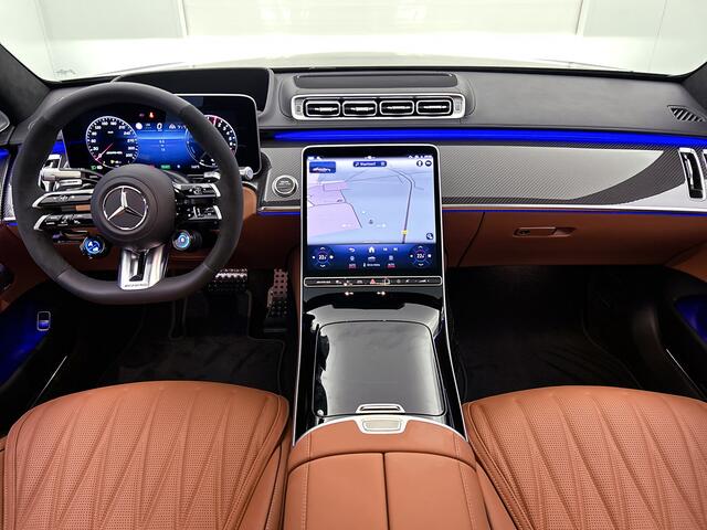 Mercedes-Benz S-KLASSE AMG 63 S E Performance Lang | Business Class pakket | Keramische remschijven | Sierdelen AMG Carbon | Verwarmde voorruit | Koelvak achteraan | AMG Driver's pakket | 21 inch AMG velgen | High-End Rear Seat Entertainment | AMG Performance stuurwiel |