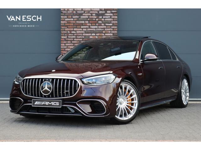 Mercedes-Benz S-KLASSE AMG 63 S E Performance | 802pk | MANUFAKTUR | Keramisch | Achterasbesturing | Burmester High End | Distronic+ | HUD | Chauffeurspakket | Entertainmentpakket Premium Achter | Stoelventilatie V+A | Vlakkenverwarming |