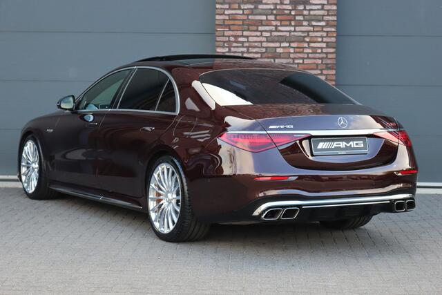 Mercedes-Benz S-KLASSE AMG 63 S E Performance | 802pk | MANUFAKTUR | Keramisch | Achterasbesturing | Burmester High End | Distronic+ | HUD | Chauffeurspakket | Entertainmentpakket Premium Achter | Stoelventilatie V+A | Vlakkenverwarming |