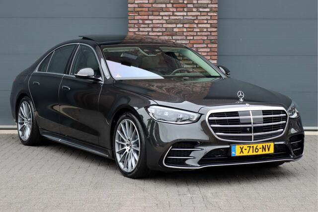 Mercedes-Benz S-KLASSE 580 e 4MATIC AMG Line | Achterasbesturing | Luchtvering | Distronic+ | Massage | Exclusief Nappa Leder | Stoelventilatie V+A | HUD | Parfumering | Soft-Close | 3D-Display | Digital Light |