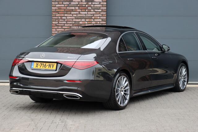 Mercedes-Benz S-KLASSE 580 e 4MATIC AMG Line | Achterasbesturing | Luchtvering | Distronic+ | Massage | Exclusief Nappa Leder | Stoelventilatie V+A | HUD | Parfumering | Soft-Close | 3D-Display | Digital Light |
