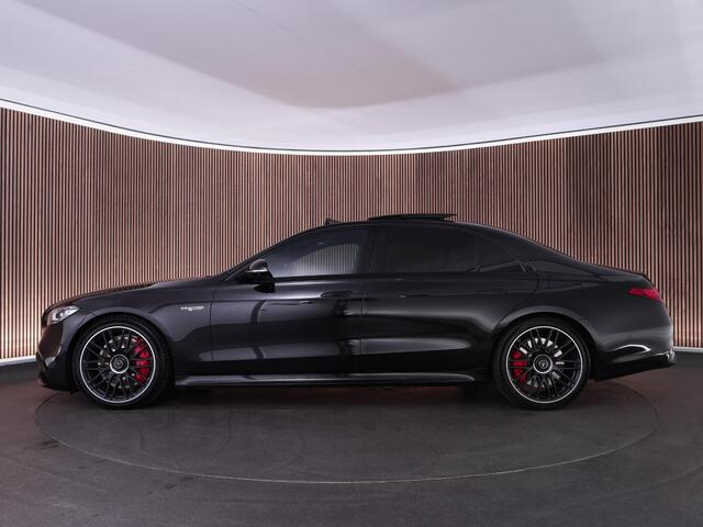 Mercedes-Benz S-KLASSE 63S AMG 802pk E Performance |22" custom wielen|pano|Burmester High end|chauffeurspakket|achteras besturing|rearseat infotainment|HUD|360 camera|digital LED|memory|Apple Carplay|