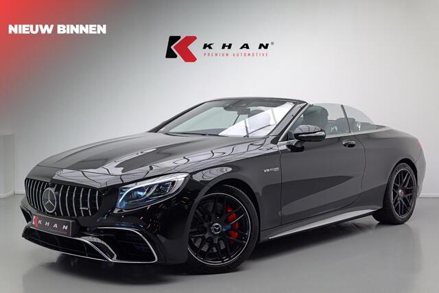 Mercedes-Benz S-KLASSE Cabrio S63 AMG 4MATIC Premium Plus |Luchtvering|HUD|Nachtzicht|Airscarf|