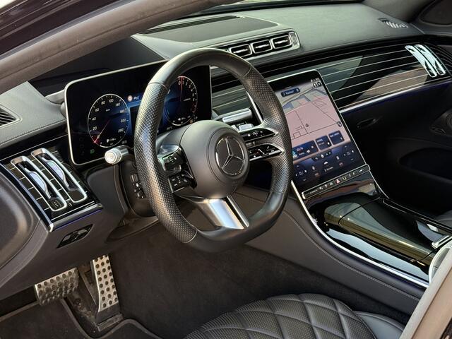 Mercedes-Benz S-KLASSE 580 e 4MATIC AMG | Burmester | Pano | Leder | 360 | Stoelverwarming / Verkoeling | Achterasbesturing | Apple Carplay |