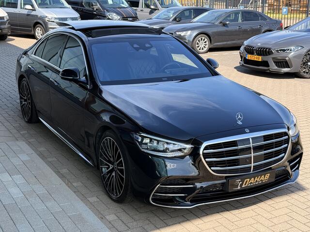 Mercedes-Benz S-KLASSE 580 e 4MATIC AMG | Burmester | Pano | Leder | 360 | Stoelverwarming / Verkoeling | Achterasbesturing | Apple Carplay |