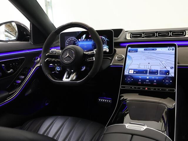Mercedes-Benz S-KLASSE AMG 63 S E Performance | Comfort Seat Pack | Keramisch | Exclusive Pack | Entertainment achter | Premium Plus Pack | Night | 21" lichtmetalen velgen |