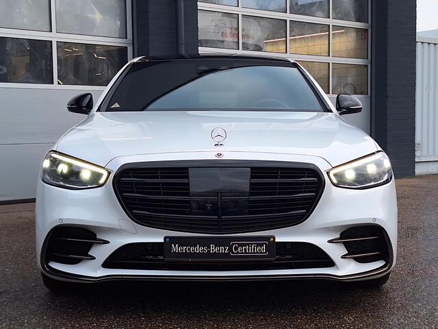 Mercedes-Benz S-KLASSE 350d 4MATIC Lang AMG Line | Night pakket | Burmester | Memory pakket voor + achter | Rijassistentiepakket | Achterasbesturing | 360° camera | Head-up Display | Multibeam LED | Keyless-GO | Elektrische achterklep | Klasse 5 alarm
