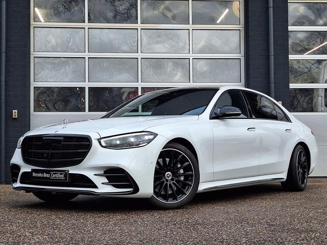 Mercedes-Benz S-KLASSE 350d 4MATIC Lang AMG Line | Night pakket | Burmester | Memory pakket voor + achter | Rijassistentiepakket | Achterasbesturing | 360° camera | Head-up Display | Multibeam LED | Keyless-GO | Elektrische achterklep | Klasse 5 alarm
