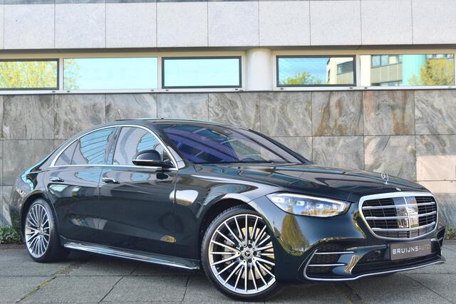 Mercedes-Benz S-KLASSE 400d 4MATIC AMG Line EMERALD GREEN|BTW|Panoramadak