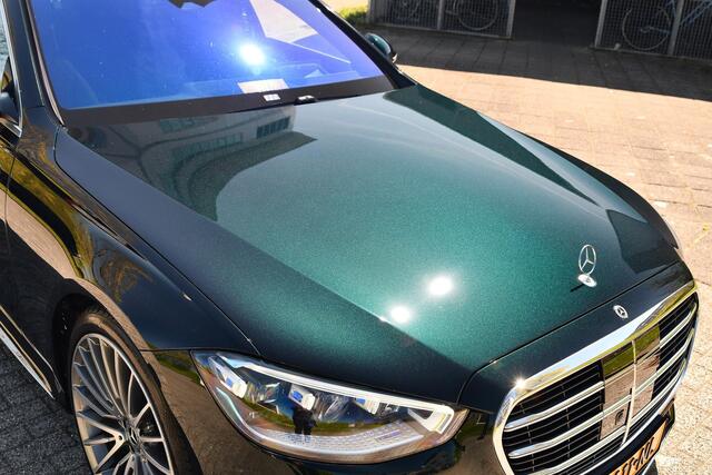 Mercedes-Benz S-KLASSE 400d 4MATIC AMG Line EMERALD GREEN|BTW|Panoramadak