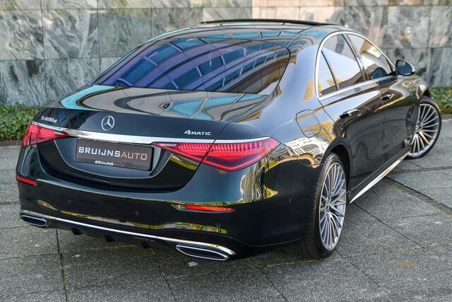 Mercedes-Benz S-KLASSE 400d 4MATIC AMG Line EMERALD GREEN|BTW|Panoramadak