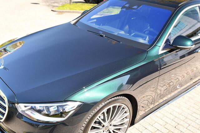 Mercedes-Benz S-KLASSE 400d 4MATIC AMG Line EMERALD GREEN|BTW|Panoramadak