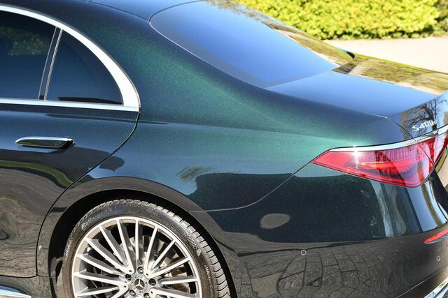Mercedes-Benz S-KLASSE 400d 4MATIC AMG Line EMERALD GREEN|BTW|Panoramadak