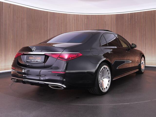 Mercedes-Benz S-KLASSE 580 e 510pk 4MATIC Lang AMG Line |BTW|Burmester 4D|chauffeurs pakket|pano|massage|head-up|360 camera|memory|Apple Carplay|stoelverkoeling en verwarming|21" LMV|
