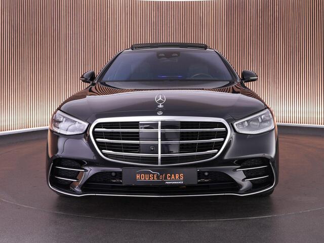 Mercedes-Benz S-KLASSE 580 e 510pk 4MATIC Lang AMG Line |BTW|Burmester 4D|chauffeurs pakket|pano|massage|head-up|360 camera|memory|Apple Carplay|stoelverkoeling en verwarming|21" LMV|