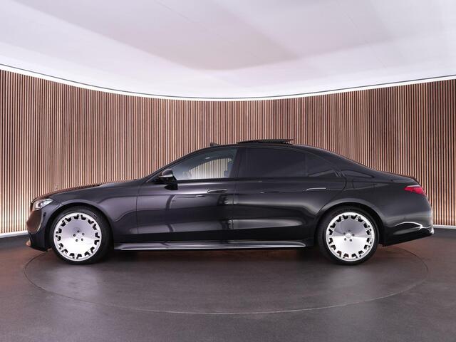 Mercedes-Benz S-KLASSE 580 e 510pk 4MATIC Lang AMG Line |BTW|Burmester 4D|chauffeurs pakket|pano|massage|head-up|360 camera|memory|Apple Carplay|stoelverkoeling en verwarming|21" LMV|