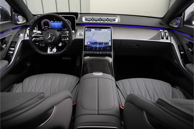 Mercedes-Benz S-KLASSE AMG 63 S E Performance Lang | 802PK | Luchtv. | Business-class | Keramisch | Burmester High-end | 4W-Sturing | Massage | Head-up | Entertainment | 2023.