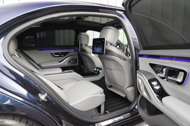 Mercedes-Benz S-KLASSE AMG 63 S E Performance Lang | 802PK | Luchtv. | Business-class | Keramisch | Burmester High-end | 4W-Sturing | Massage | Head-up | Entertainment | 2023.