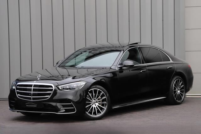 Mercedes-Benz S-KLASSE 400d AMG 4MATIC Lang | 331PK | Luchtvering | Massage | Head-up | Keyless-go | Distronic+ | Leder exclusief | 2021.