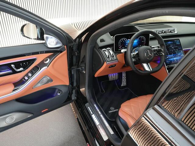 Mercedes-Benz S-KLASSE 580 e 510pk 4MATIC Lang AMG Line |BTW|Brabus pakket|21" Brabus velgen|Burmester 4D|chauffeurs pakket|achterasbesturing|memory|Apple Carplay|digital light|360 camera|blind spot|sfeer verlichting|