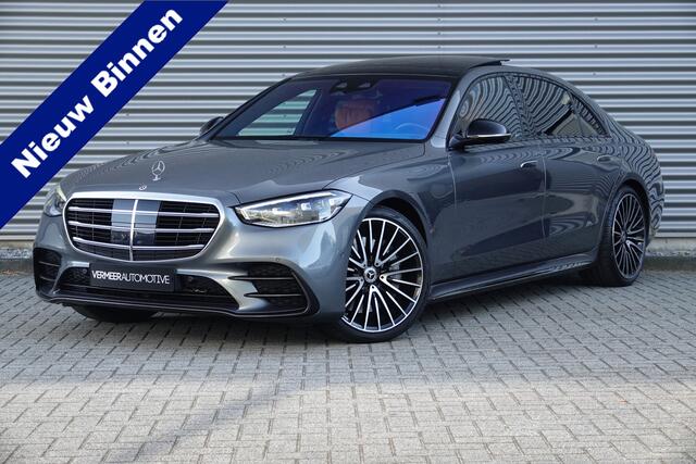 Mercedes-Benz S-KLASSE 580 4MATIC Lang AMG Line | Burmester 4D | Chauffeurspakket | Massage | Schermen | Achteras Besturing | | NP € 247585 |