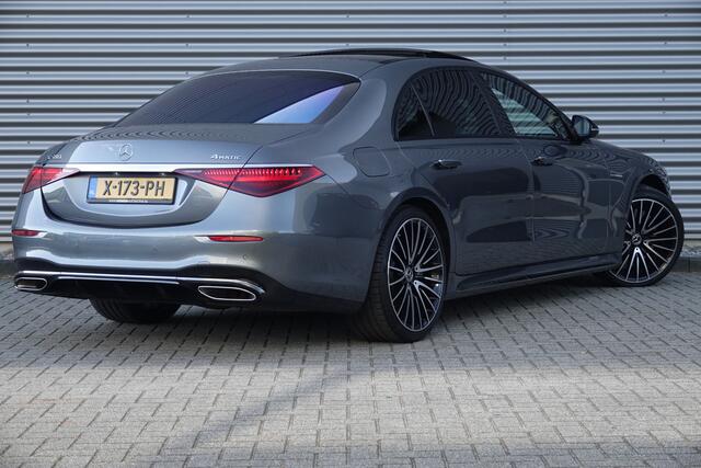 Mercedes-Benz S-KLASSE 580 4MATIC Lang AMG Line | Burmester 4D | Chauffeurspakket | Massage | Schermen | Achteras Besturing | | NP € 247585 |