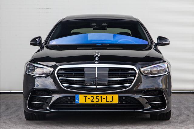 Mercedes-Benz S-KLASSE 450 Lang AMG Chauffeurspakket, Achterasbesturing, Leder Exclusief, Massage, Burmester, Head-up