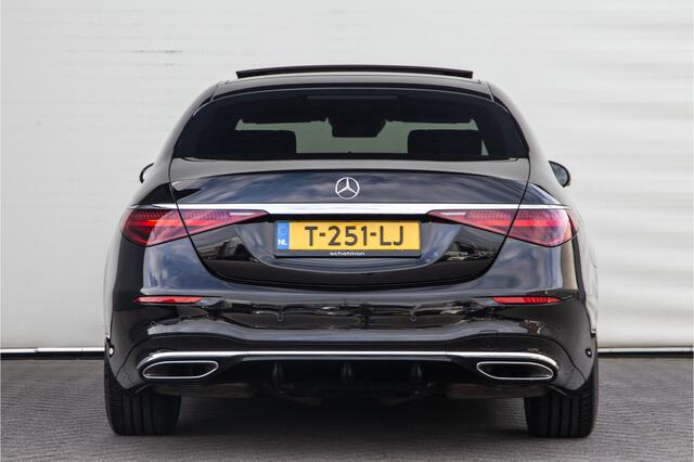 Mercedes-Benz S-KLASSE 450 Lang AMG Chauffeurspakket, Achterasbesturing, Leder Exclusief, Massage, Burmester, Head-up