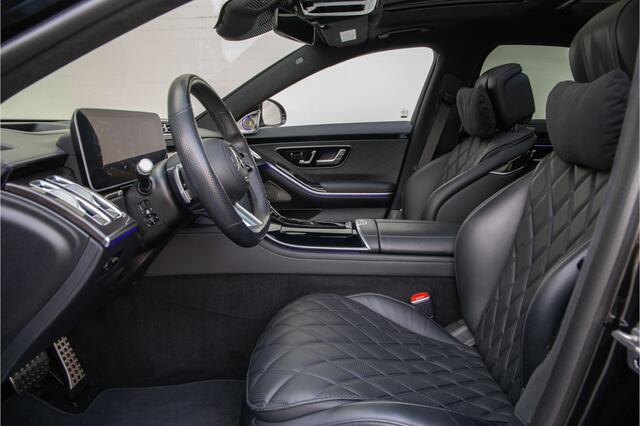 Mercedes-Benz S-KLASSE 450 Lang AMG Chauffeurspakket, Achterasbesturing, Leder Exclusief, Massage, Burmester, Head-up