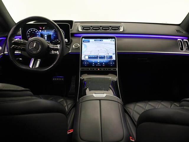 Mercedes-Benz S-KLASSE 580 e Lang AMG Line | Luchtvering | Burmester | Panoramadak | Laser led koplampen | Stoelventilatie |