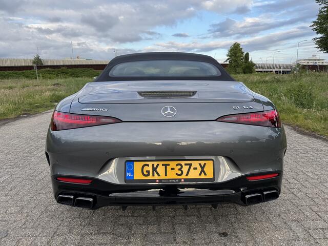 Mercedes-Benz SL-KLASSE Roadster AMG 63 4MATIC+ Multi Contour St. voll leder Verw/ Koeling/ Massage, Distronic, Burmester, Achteras Best, 360, Lift, Hud, Active Ride Control, AMG Track Pace, Oled, MBUX, Night/ Ambiente, Memory/ Park/ AMG Dynamic+/ Spiegel/ Uitrusting+ Pakket, AM