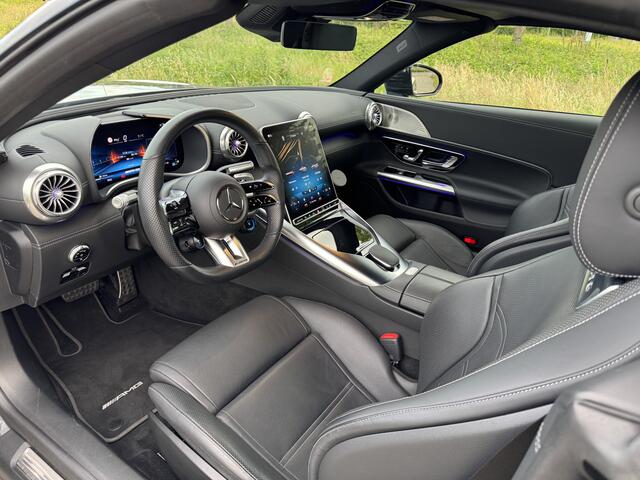Mercedes-Benz SL-KLASSE Roadster AMG 63 4MATIC+ Multi Contour St. voll leder Verw/ Koeling/ Massage, Distronic, Burmester, Achteras Best, 360, Lift, Hud, Active Ride Control, AMG Track Pace, Oled, MBUX, Night/ Ambiente, Memory/ Park/ AMG Dynamic+/ Spiegel/ Uitrusting+ Pakket, AM