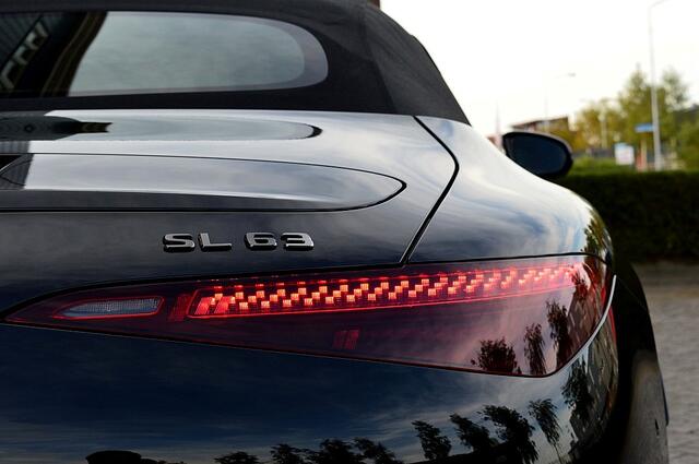 Mercedes-Benz SL-KLASSE Roadster 63 4MATIC+ Leder Led Stoel massage Stoel koeling burmester 1e Eigenaar Verlengde fabrieksgarantie