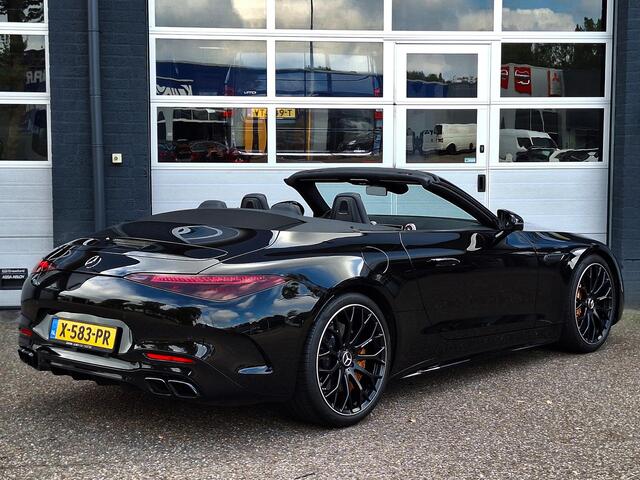 Mercedes-Benz SL-KLASSE Roadster AMG 63 4MATIC+ | AMG Carbon | AMG Nightpakket II | Burmester High-End 3D | Rijassistentiepakket | 360°Camera | Head-up display