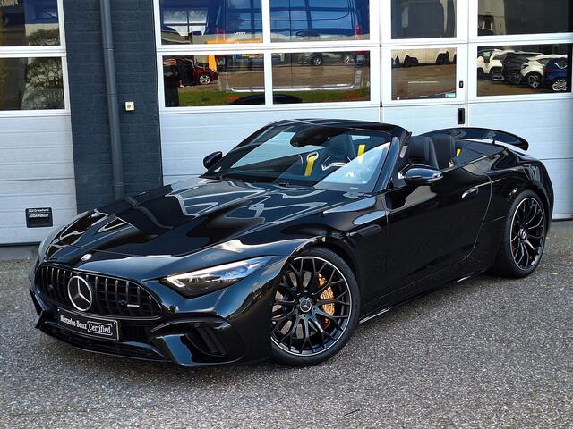 Mercedes-Benz SL-KLASSE Roadster AMG 63 4MATIC+ | AMG Carbon | AMG Nightpakket II | Burmester High-End 3D | Rijassistentiepakket | 360°Camera | Head-up display