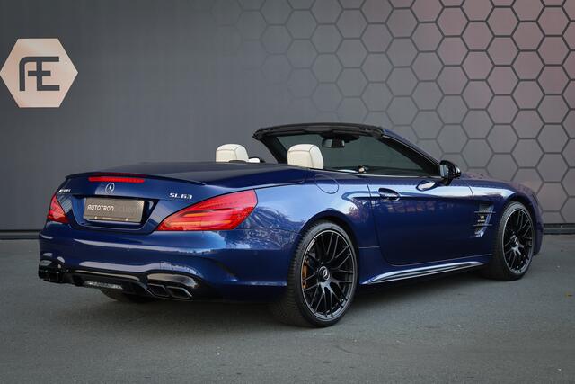 Mercedes-Benz SL-KLASSE AMG 63 | AMG DRIVERS PACKAGE | B&O | KERAMISCH | MAGIC SKY CONTROL | STOELKOELING/VERWARMING/MASSAGE | DISTRONIC PLUS | AIRSCARF | ACTIVE BODY CONTROL | MULTICONTOURZETELS | IWC KLOK | ETC