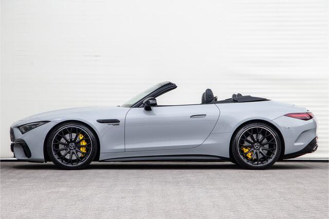 Mercedes-Benz SL-KLASSE Roadster AMG 63 4MATIC+ Premium, Achterasbesturing, Burmester, MANUFAKTUR Alpin Grey 585pk 2022