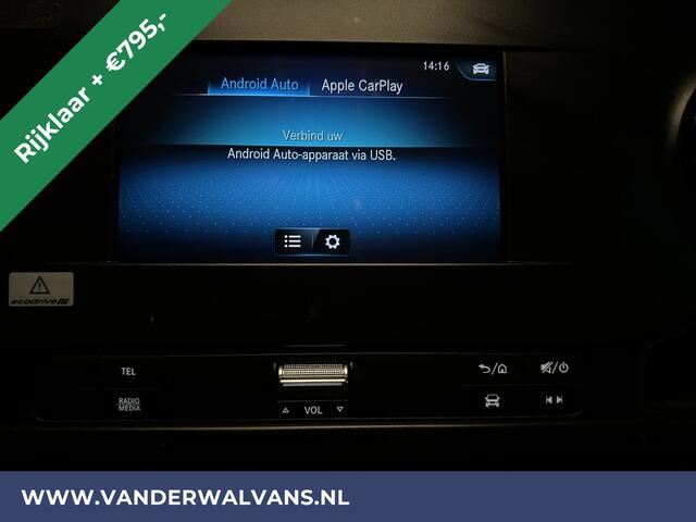 Mercedes-Benz SPRINTER 314 CDI 143pk Bakwagen 4.4m Lang Laadklep Zijdeur 975kg laadvermogen Euro6 RIJKLAAR Airco | Camera Zijdeur, Apple carplay, Android auto,