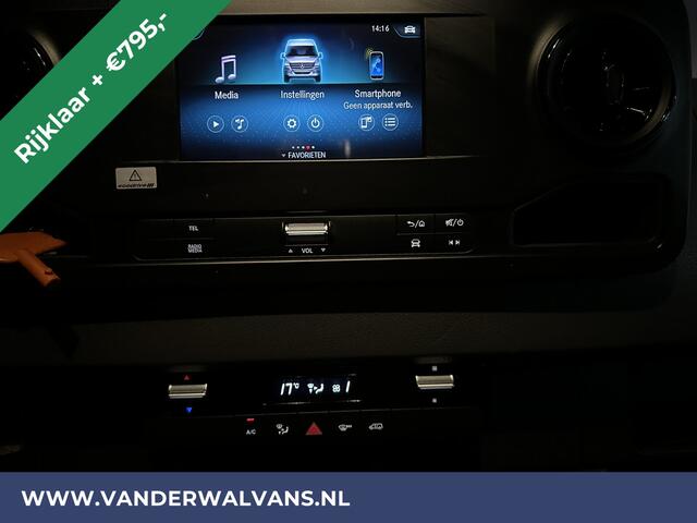 Mercedes-Benz SPRINTER 314 CDI 143pk Bakwagen 4.4m Lang Laadklep Zijdeur 975kg laadvermogen Euro6 RIJKLAAR Airco | Camera Zijdeur, Apple carplay, Android auto,