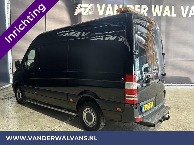 Mercedes-Benz SPRINTER 316 CDI 164pk L2H2 inrichting Euro6 Airco | Stoelverwarming | Cruiscontrol | Trekhaak Chauffeursstoel, Parkeersensoren, Bijrijdersbank