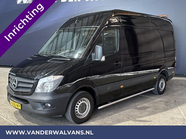 Mercedes-Benz SPRINTER 316 CDI 164pk L2H2 inrichting Euro6 Airco | Stoelverwarming | Cruiscontrol | Trekhaak Chauffeursstoel, Parkeersensoren, Bijrijdersbank