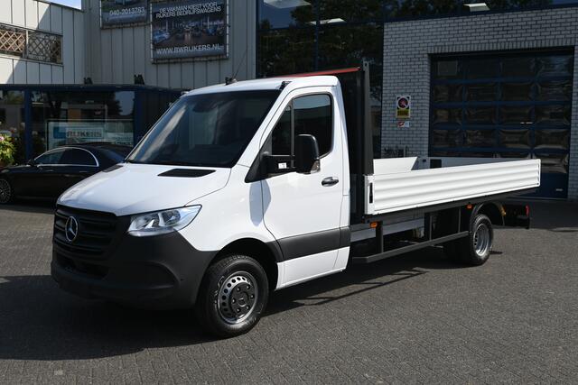 Mercedes-Benz SPRINTER 519 CDI L3 Pro Open laadbak 3500kg trekhaak, Navigatie met Smartphone integratie, Geveerde stoel