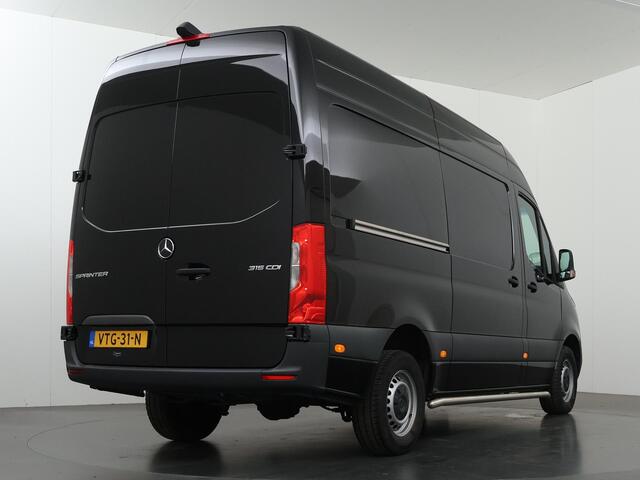 Mercedes-Benz SPRINTER 315 CDI L2 H2 | Aut. | 3500 KG AHW | METALLIC | SPIEGELPAKKET | ACHTERUITRIJCAMERA | BIJRIJDERSBANK | CARPLAY / ANDROID AUTO | AIRCO | CRUISE CONTROL | LAT OM LAT BETIMMERING