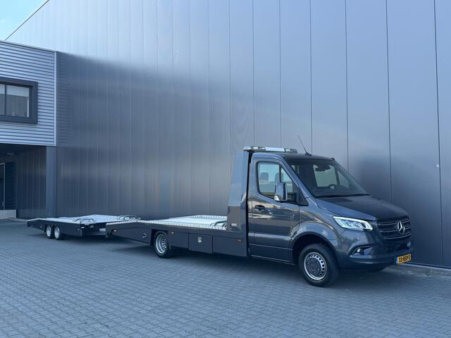 Mercedes-Benz SPRINTER 519CDI V6 | 190PK | Luchtvering | Tijhof | 29.543KM NAP | 1e Eigenaar | Autotransporter | Oprijwagen | 2022.