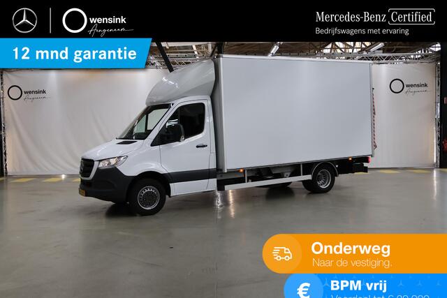Mercedes-Benz SPRINTER 516 Aut. | L3 | Bakwagen + Laadklep | 3500KG AHW | Navigatie | Airco | Bluetooth | Keyless Go | 3-zits | 3500 KG AHW | Trekhaak | Cruise Control | Certified